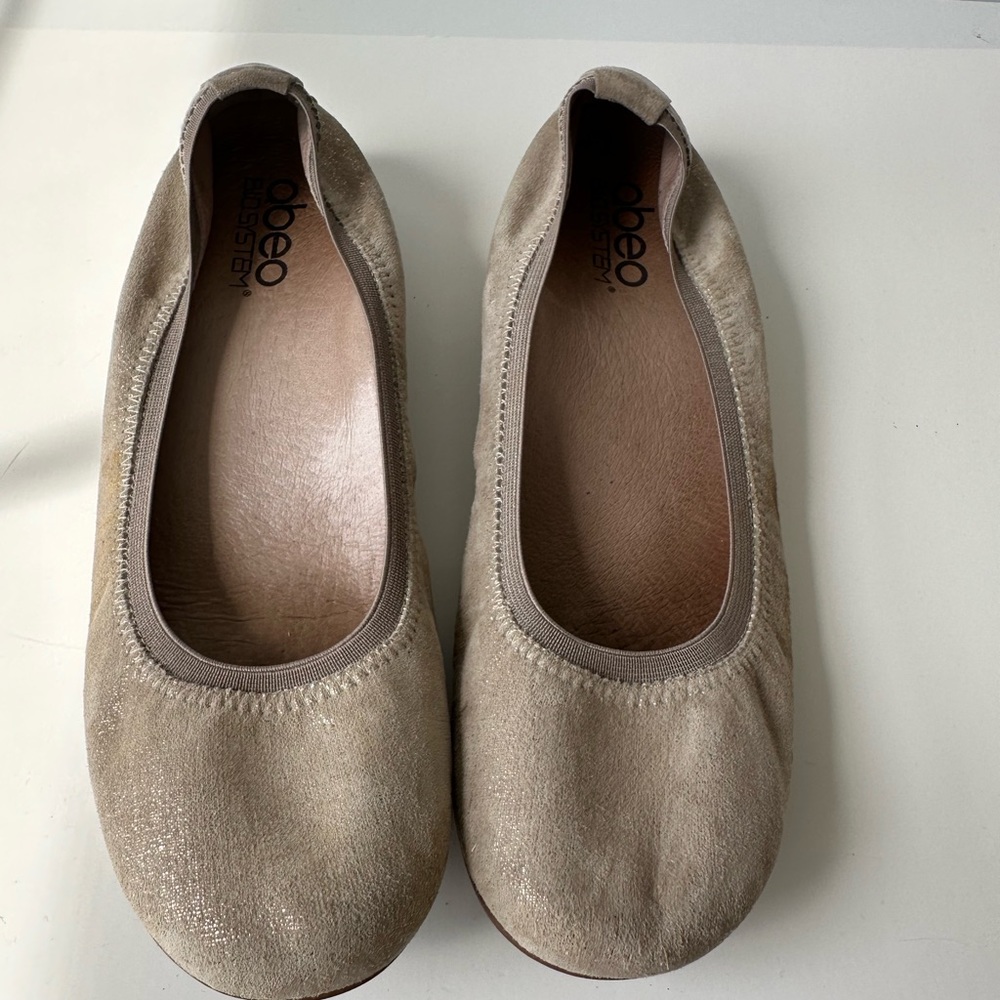 Abeo Bio System Tia Ballet Flats - Size 9.5 - Leather Upper